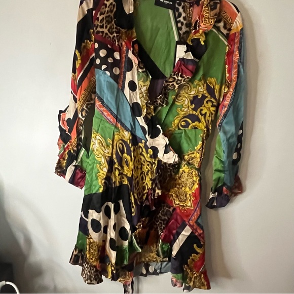 NWT Kooples Silk Dress Very hard to photograph. This is a gorgeous dress Size S - Picture 2 of 8